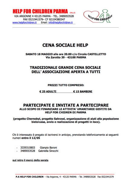 2013-05-18 Cena sociale